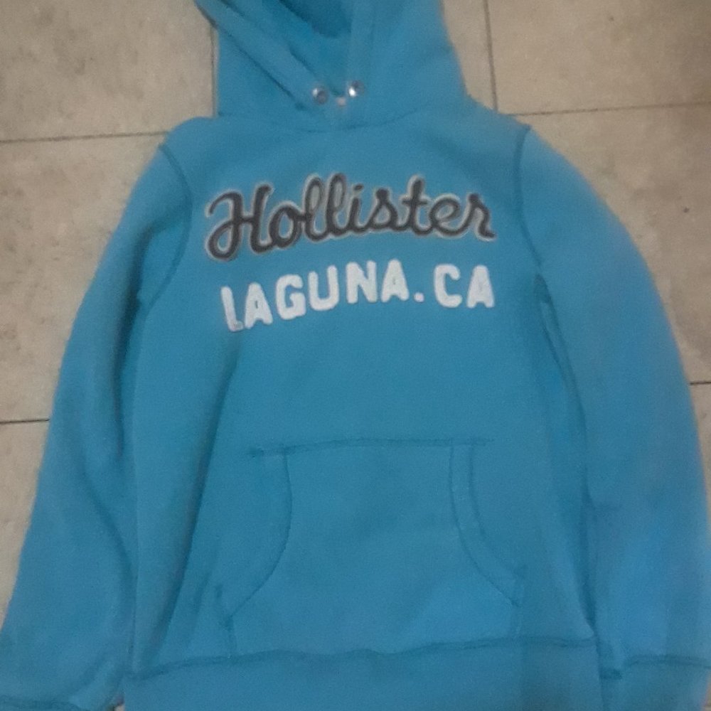 Hollister Logo Graphic Hoody Size Small